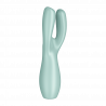 Stimulateur clitoridien et Vibromasseur point G Satisfyer Threesome 3 Vert clair Vert-clair