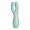 Stimulateur clitoridien et Vibromasseur point G Satisfyer Threesome 3 Vert clair Vert-clair