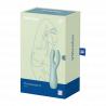 Stimulateur clitoridien et Vibromasseur point G Satisfyer Threesome 3 Vert clair Vert-clair