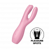 Stimulateur clitoridien et Vibromasseur point G Satisfyer Threesome 3 Rose