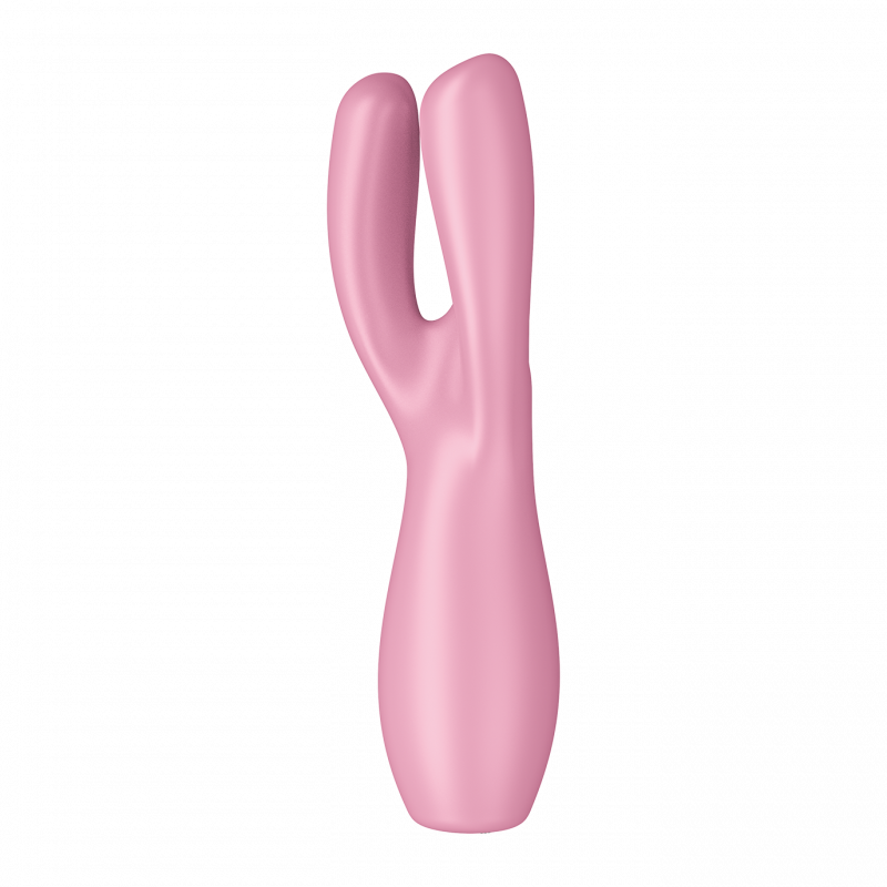 Stimulateur clitoridien et Vibromasseur point G Satisfyer Threesome 3 Rose