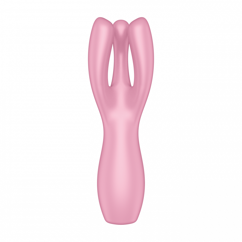 Stimulateur clitoridien et Vibromasseur point G Satisfyer Threesome 3 Rose