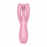 Stimulateur clitoridien et Vibromasseur point G Satisfyer Threesome 3 Rose