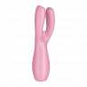 Stimulateur clitoridien et Vibromasseur point G Satisfyer Threesome 3 Rose