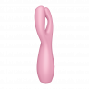 Stimulateur clitoridien et Vibromasseur point G Satisfyer Threesome 3 Rose
