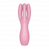 Stimulateur clitoridien et Vibromasseur point G Satisfyer Threesome 3 Rose