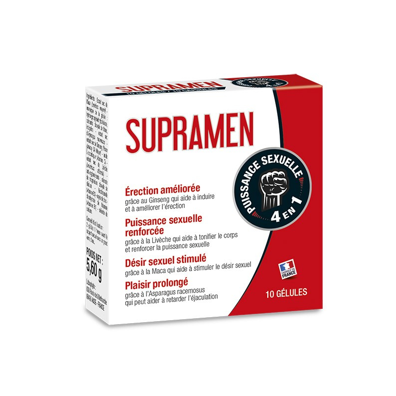 Supramen Homme 10 gélules Parfum Nature