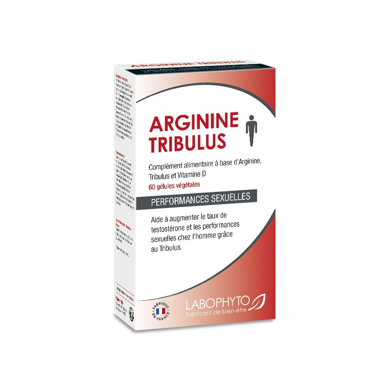 Arginine Tribulus Homme 60 gélules Parfum Nature