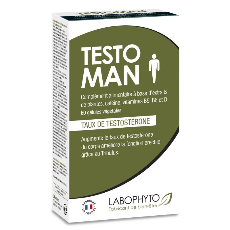 TestoMan Homme 60 gélules Parfum Nature