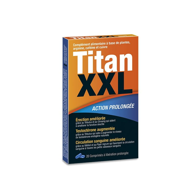 Titan XXL Homme 20 gélules Bleu