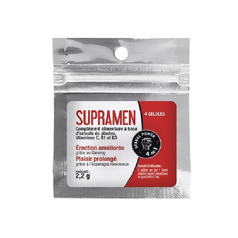 Supramen Homme 4 gélules Parfum Nature
