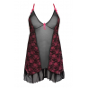Gia Nuisette Noir et Rose