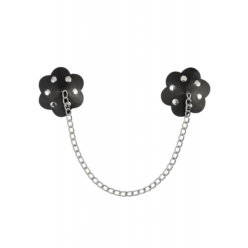 A748 Cache-tétons avec chaîne Noir