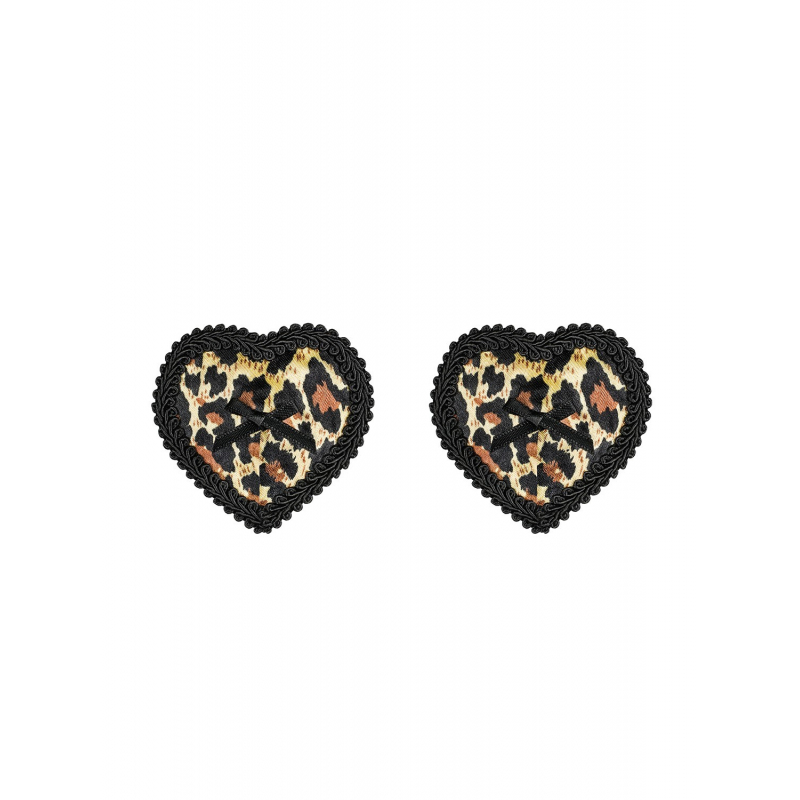 Selvy Cache-tétons Imprimé animal Léopard