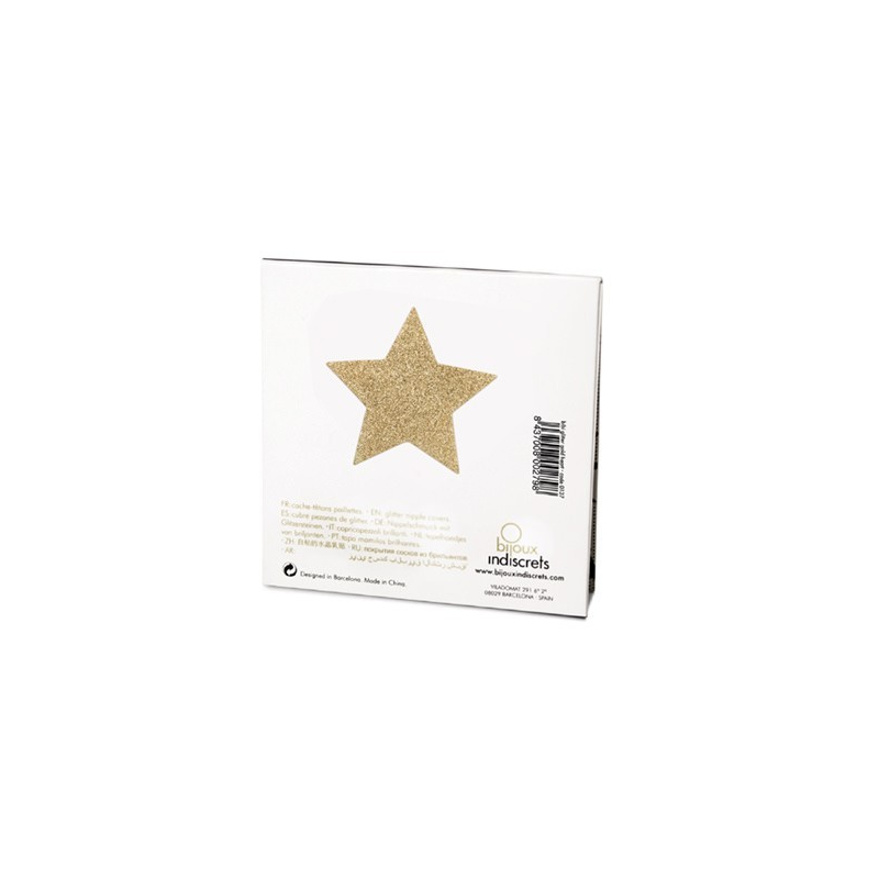 Flash Cache-tétons Etoile Or