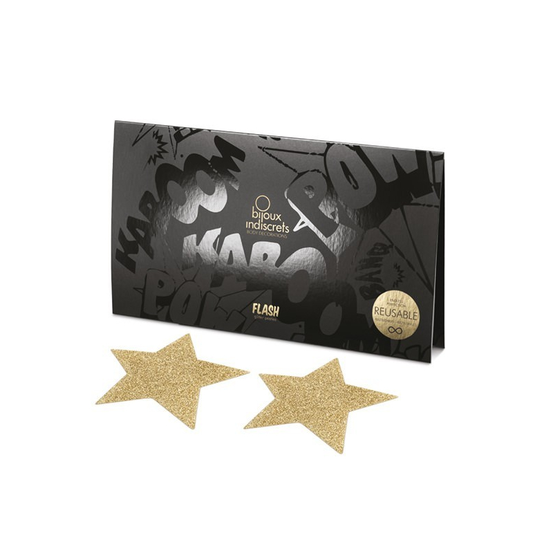 Flash Cache-tétons Etoile Or