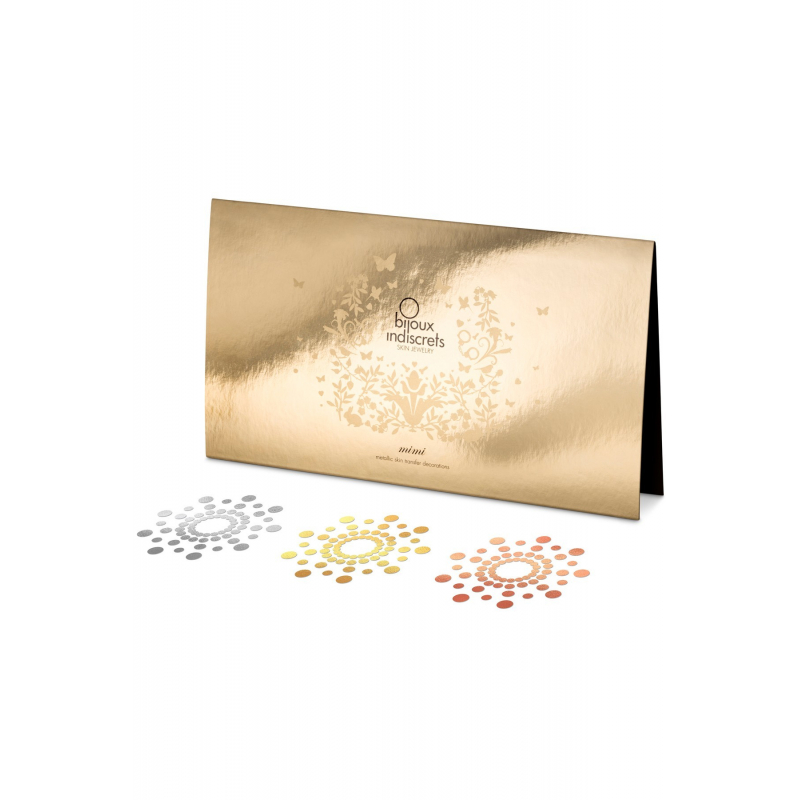 Mimi Kit bijoux de seins effet tatouage Argent