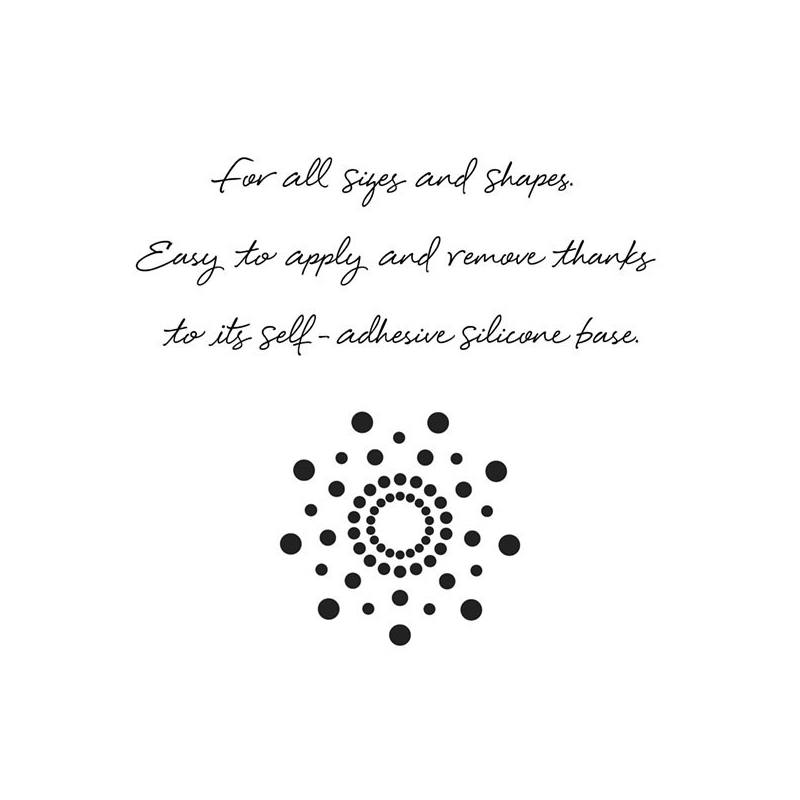 Mimi Kit bijoux de seins effet tatouage Argent