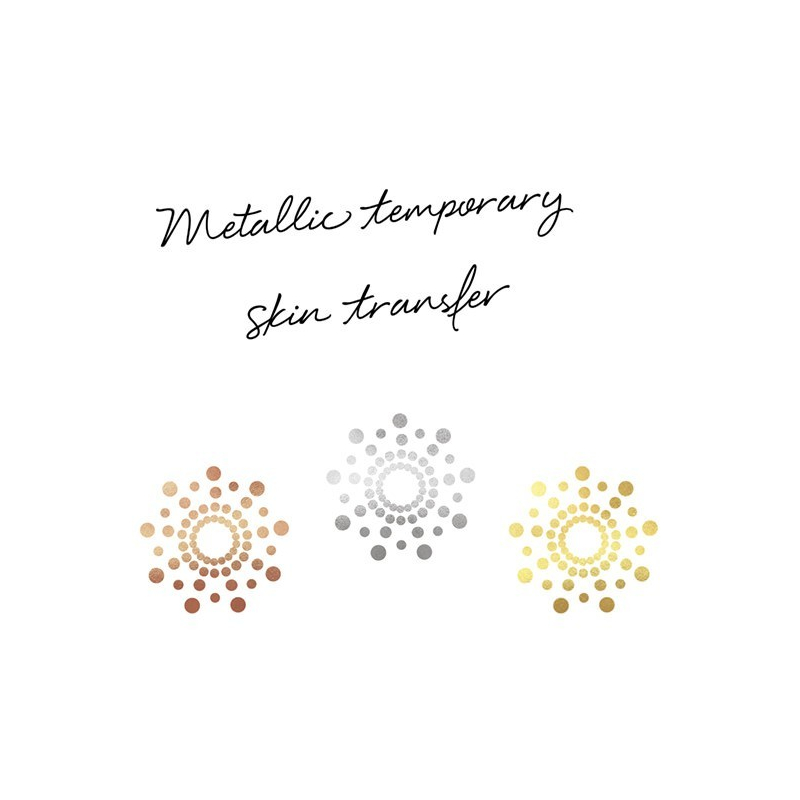 Mimi Kit bijoux de seins effet tatouage Argent