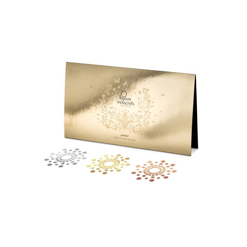 Mimi Kit bijoux de seins effet tatouage Argent