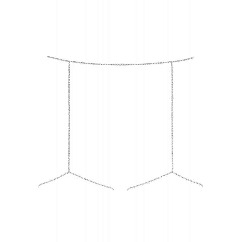 Bijou 905 Porte-jarretelles Argent