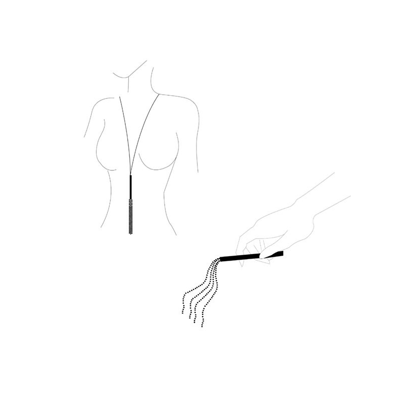 Magnifique Collier Fouet Or