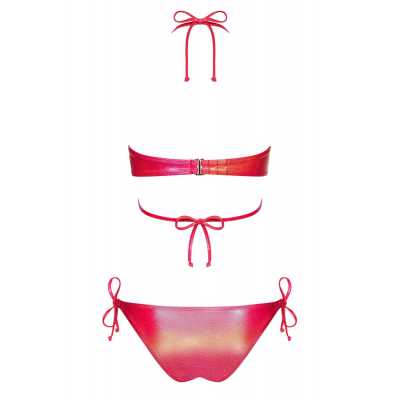 Maillot de bain 2 pcs Coralya Rouge