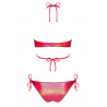 Maillot de bain 2 pcs Coralya Rouge