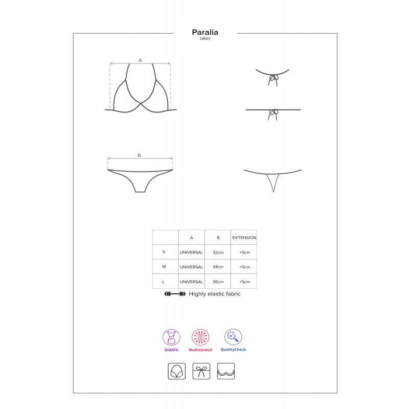 Maillot de bain bikini 2 pcs Paralia Corail