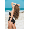 Haut de maillot de bain bandeau Style 6847 Noir