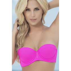 Haut de maillot de bain bandeau Style 6847 Rose