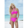Haut de maillot de bain bandeau effet drappé Style 6848 Rose