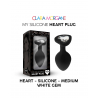 My Silicone Heart Plug Noir