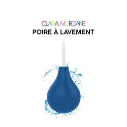 Poire à lavement Clara Morgane Bleue