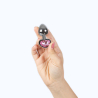 Plug anal secret play Coeur rose Rose