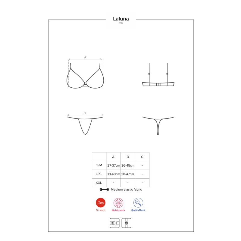 Laluna Ensemble 2 pcs Noir