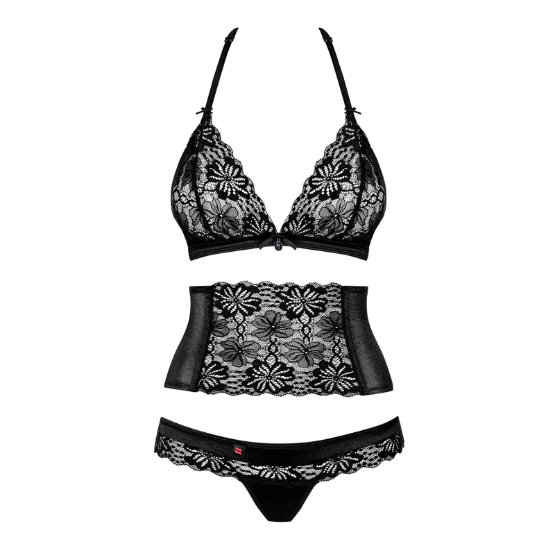 846-SEG-1 Ensemble 3 pcs Noir