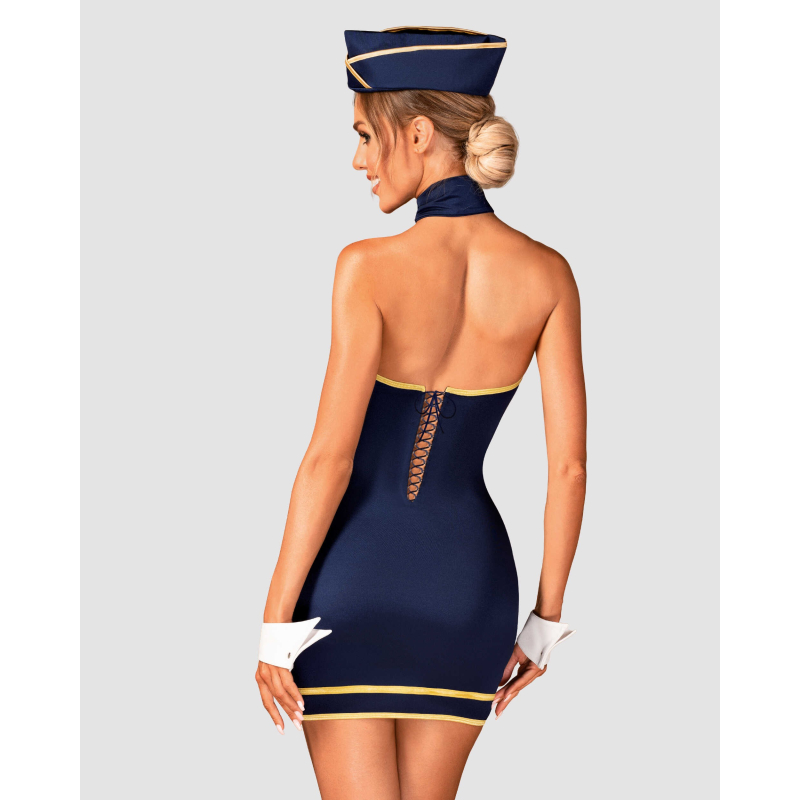 Stewardess uniforme Bleu