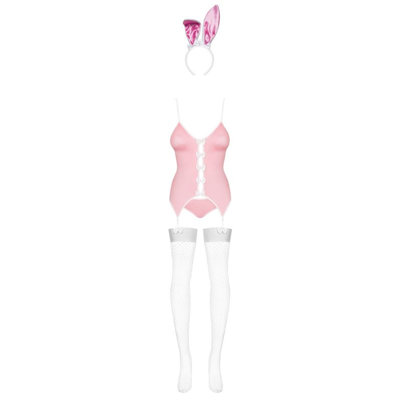 Bunny suit Costume Lapin 4 pcs rose Rose