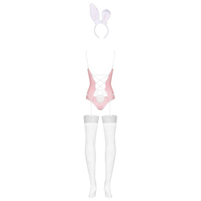 Bunny suit Costume Lapin 4 pcs rose Rose