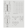 Bunny suit Costume Lapin 4 pcs rose Rose