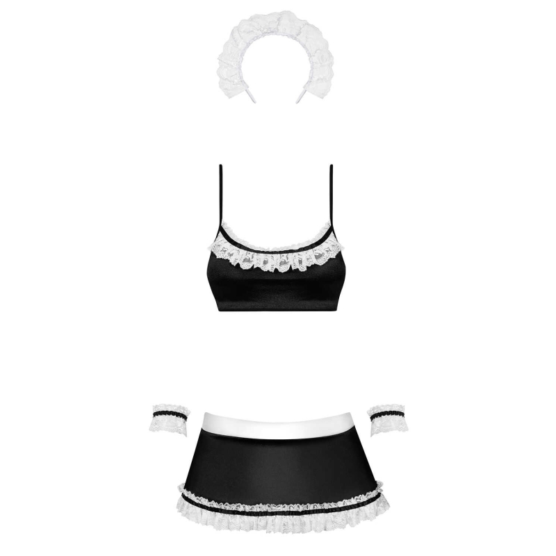 Maid set Costume de soubrette Noir