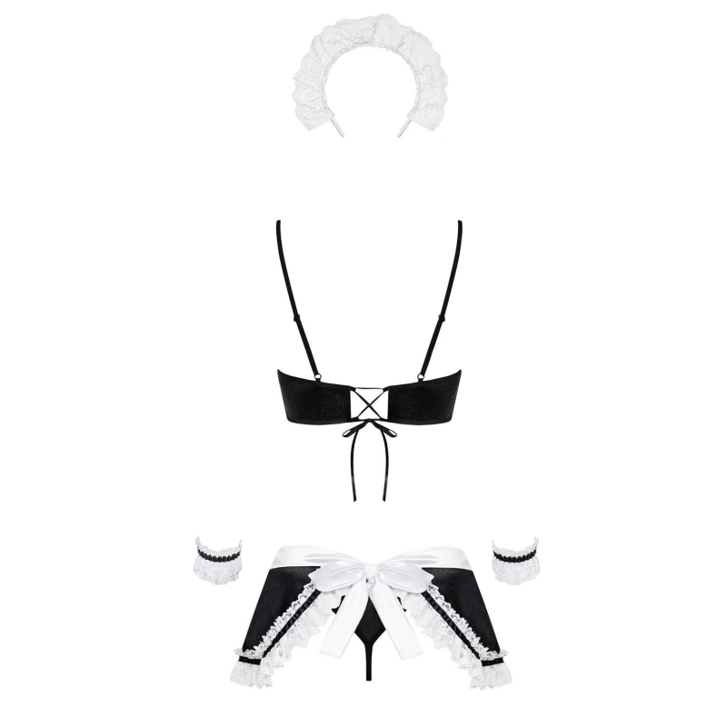 Maid set Costume de soubrette Noir