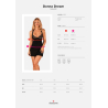 Donna Dream babydoll et String Noire