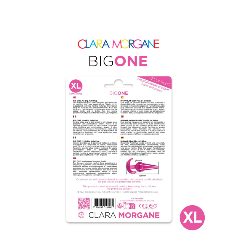 Big One Clara Morgane Pink XL Rose