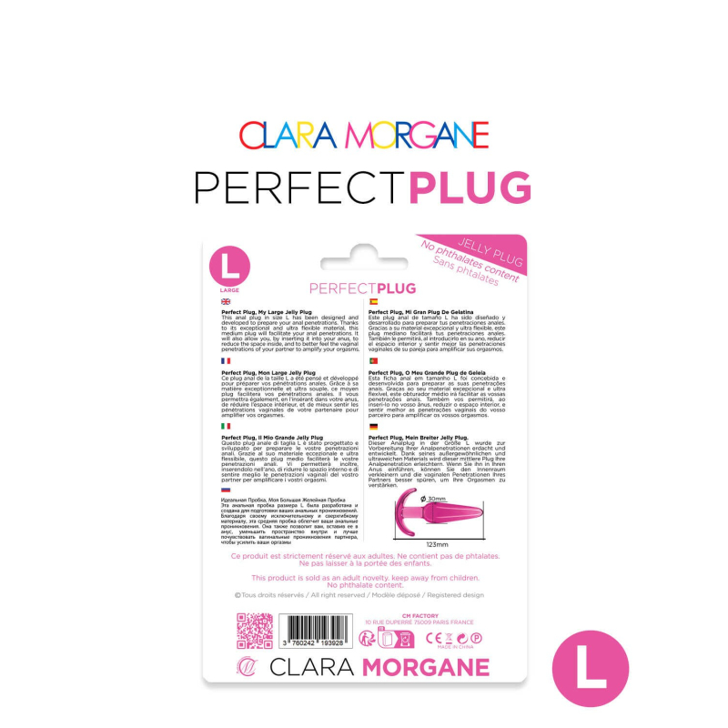 Perfect Plug Clara Morgane Pink L Rose