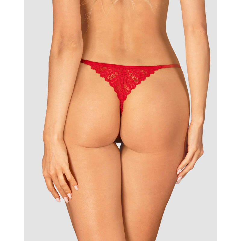 Ingridia string ouvert Rouge