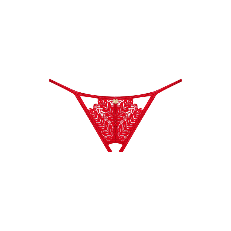 Ingridia string ouvert Rouge