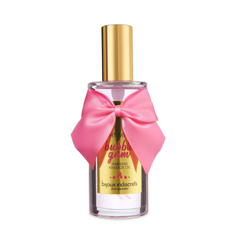 Light my fire Bubblegum huile de massage chauffante Parfum Bubble gum