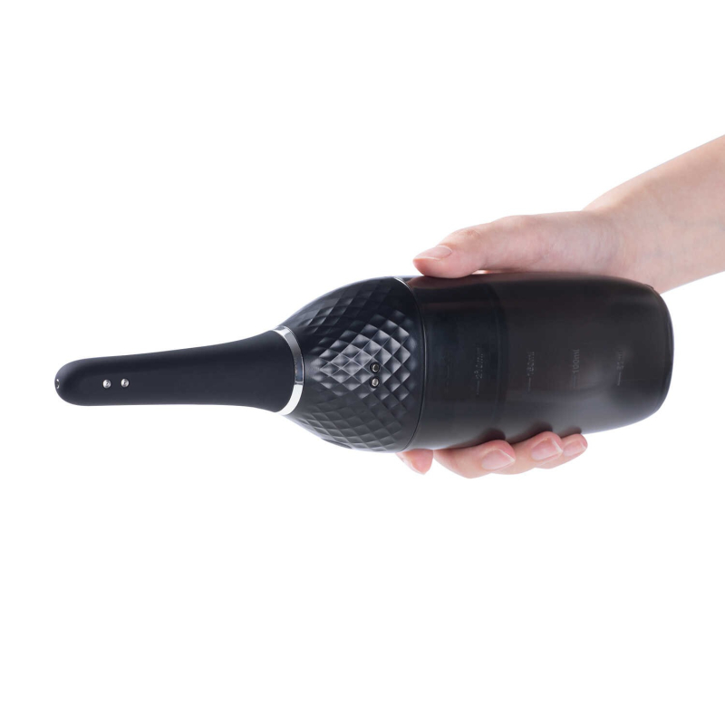 Auto Bulb Nettoyeur anal automatique Noir